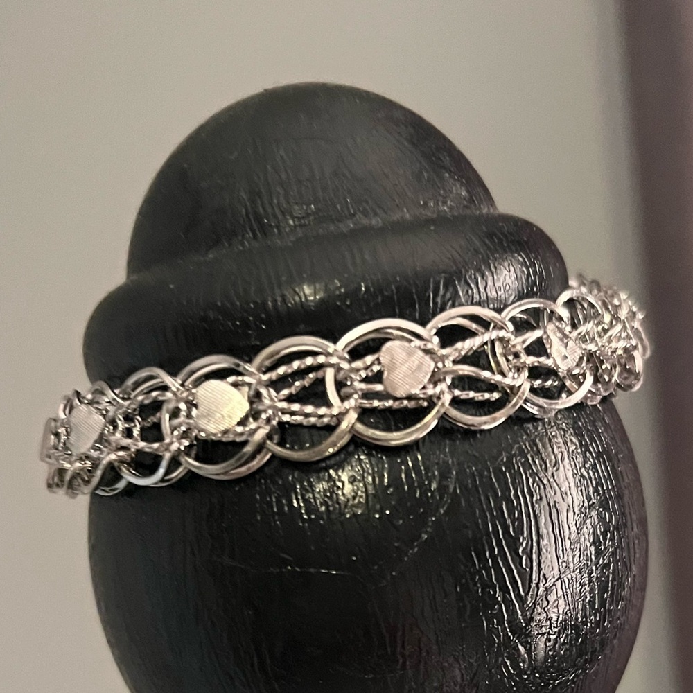 Beautiful Sterling silver charm bracelet